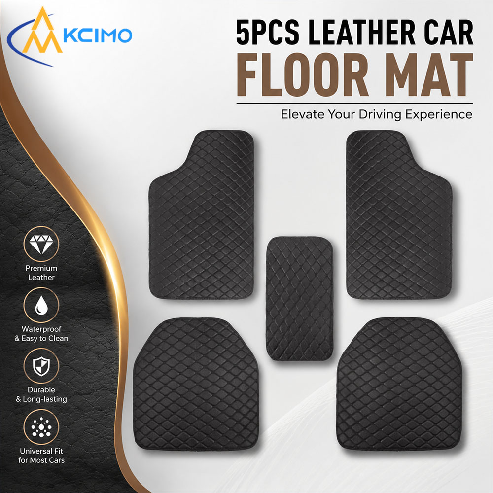 Car Floor Mats Universal Waterproof Leather - Universal 5Pcs Leather Car Floor Mats
