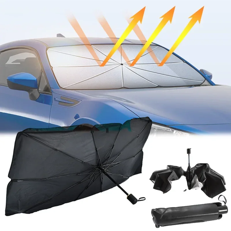 Car Sunshade Windshield Umbrella Foldable - Car Windshield Sun Shade, Foldable Umbrella