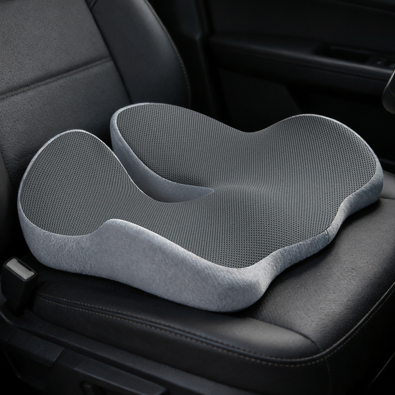 Memory Foam Car Neck Pillow Lumbar Support - Portable Slow Rebound Memory Foam Car