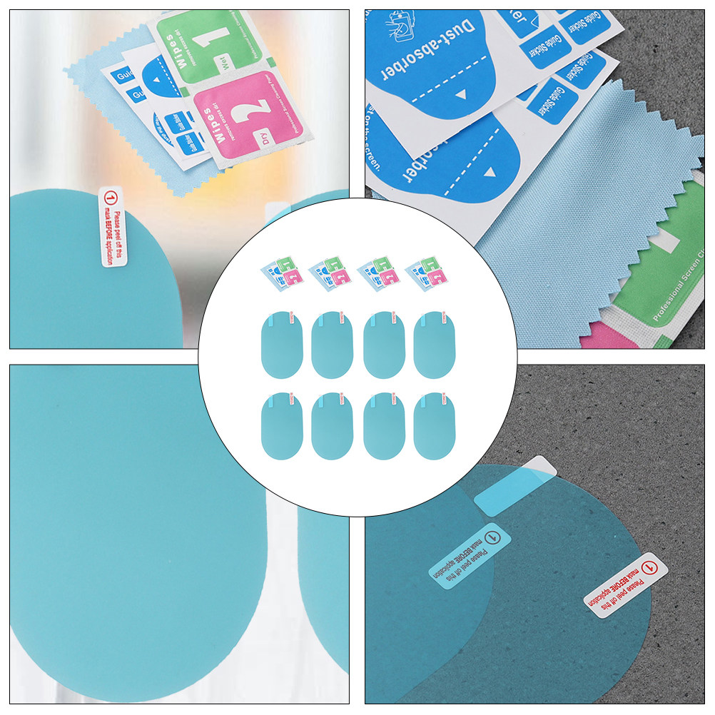 Anti Glare Car Rearview Mirror Film - 4Pairs Car Rearview Mirror Film Rainproof