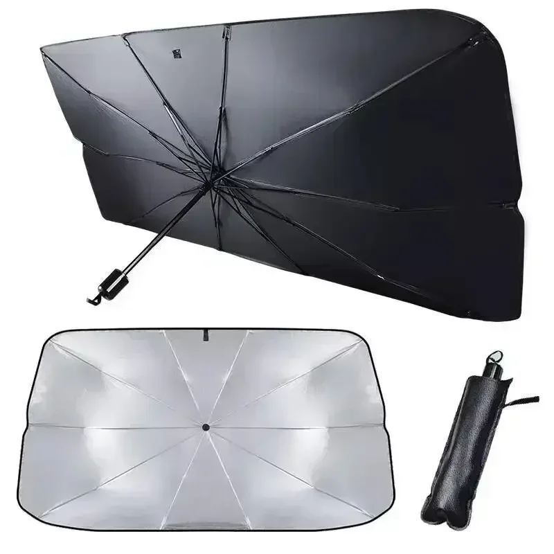Multi Purpose Convenient Folda - đánh giá và giá Car Sunshade Windshield Umbrella Foldable