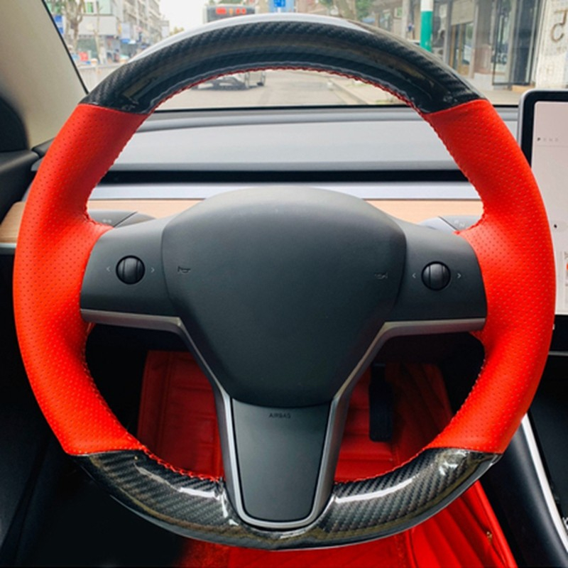 Tay Đeo Chống Trơn Trượt Sợi C - đánh giá và giá Car Steering Wheel Cover Anti Slip Breathable