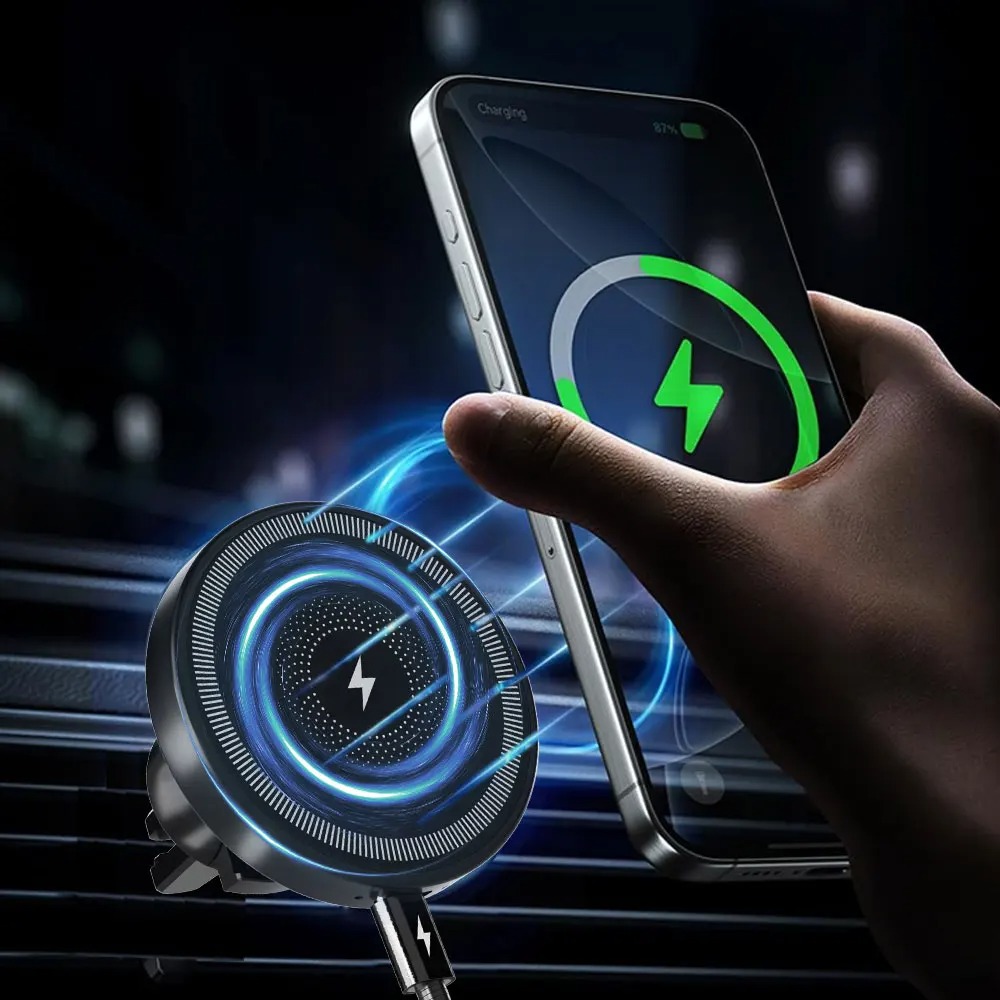 Magnetic Wireless Car Charger  - đánh giá và giá Magnetic Phone Holder For Car Vent