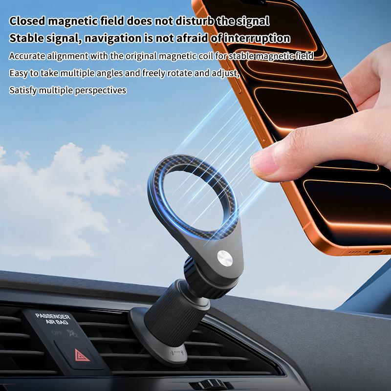 1Pcs Carbon Fiber Magnetic Car - đánh giá và giá Magnetic Phone Holder For Car Vent