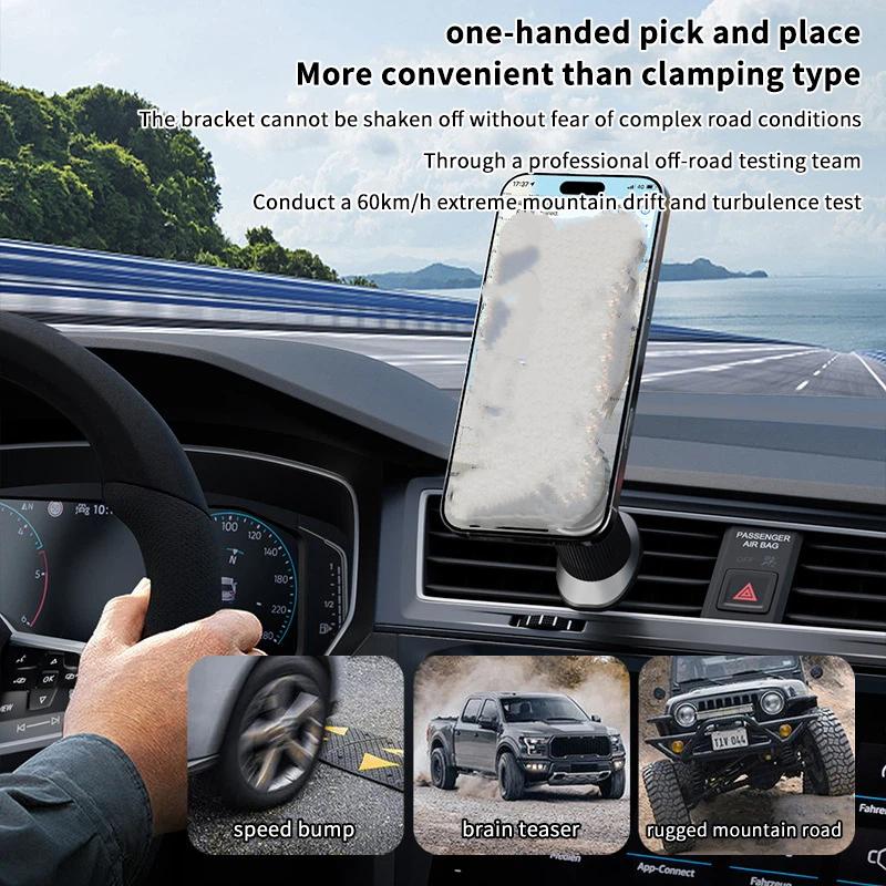 1Pcs Carbon Fiber Magnetic Car - đánh giá và giá Magnetic Phone Holder For Car Vent