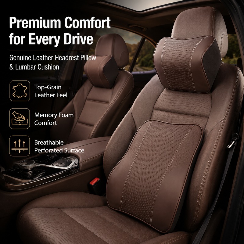 Memory Foam Car Neck Pillow Lu - đánh giá và giá Memory Foam Car Neck Pillow Lumbar Support