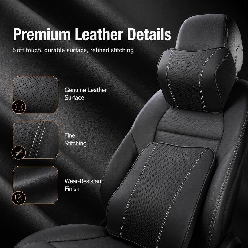 Memory Foam Car Neck Pillow Lu - đánh giá và giá Memory Foam Car Neck Pillow Lumbar Support