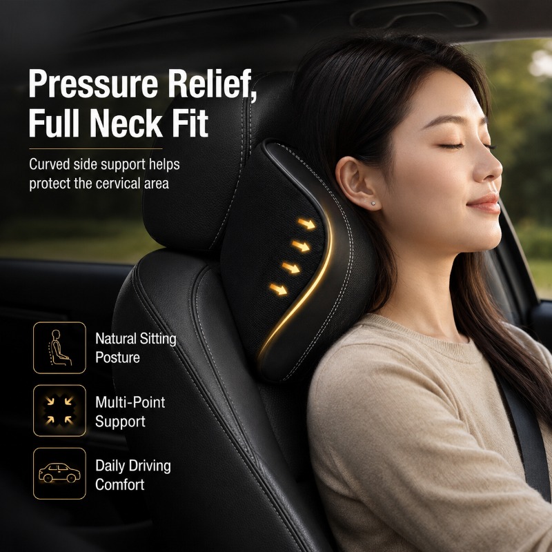 Memory Foam Car Neck Pillow Lu - đánh giá và giá Memory Foam Car Neck Pillow Lumbar Support