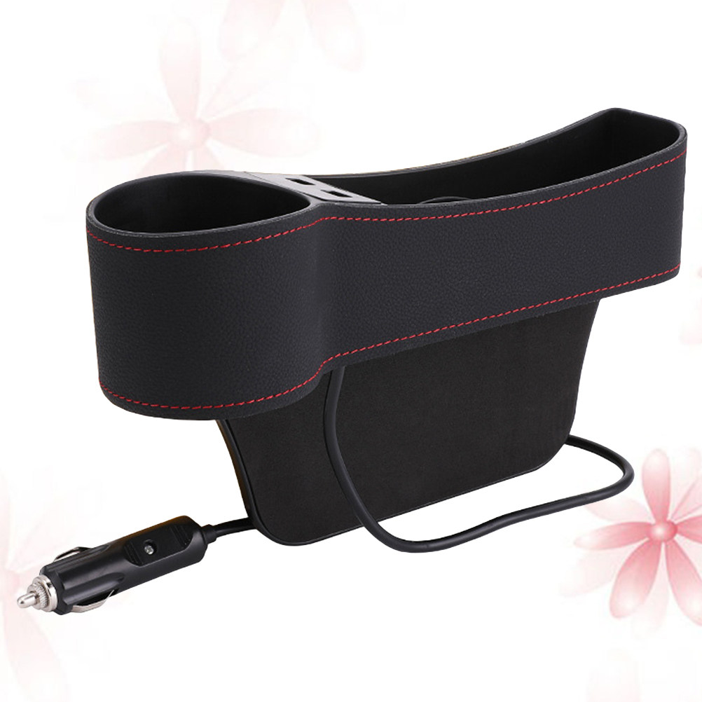 Car Seat Gap Storage Box Black - đánh giá và giá Seat Gap Filler Organizer With Usb Charger