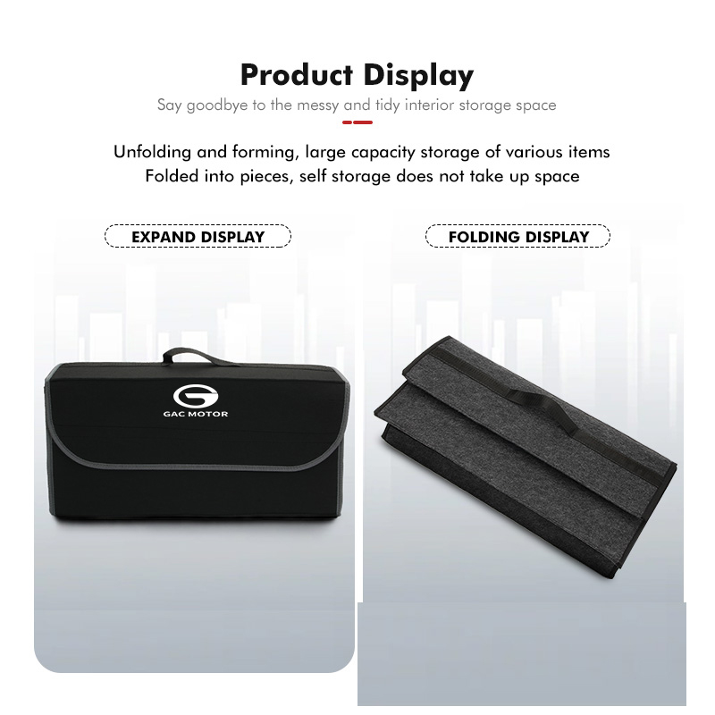 For GAC MOTOR Foldable Felt Ca - đánh giá và giá Car Trunk Organizer Foldable Storage Box