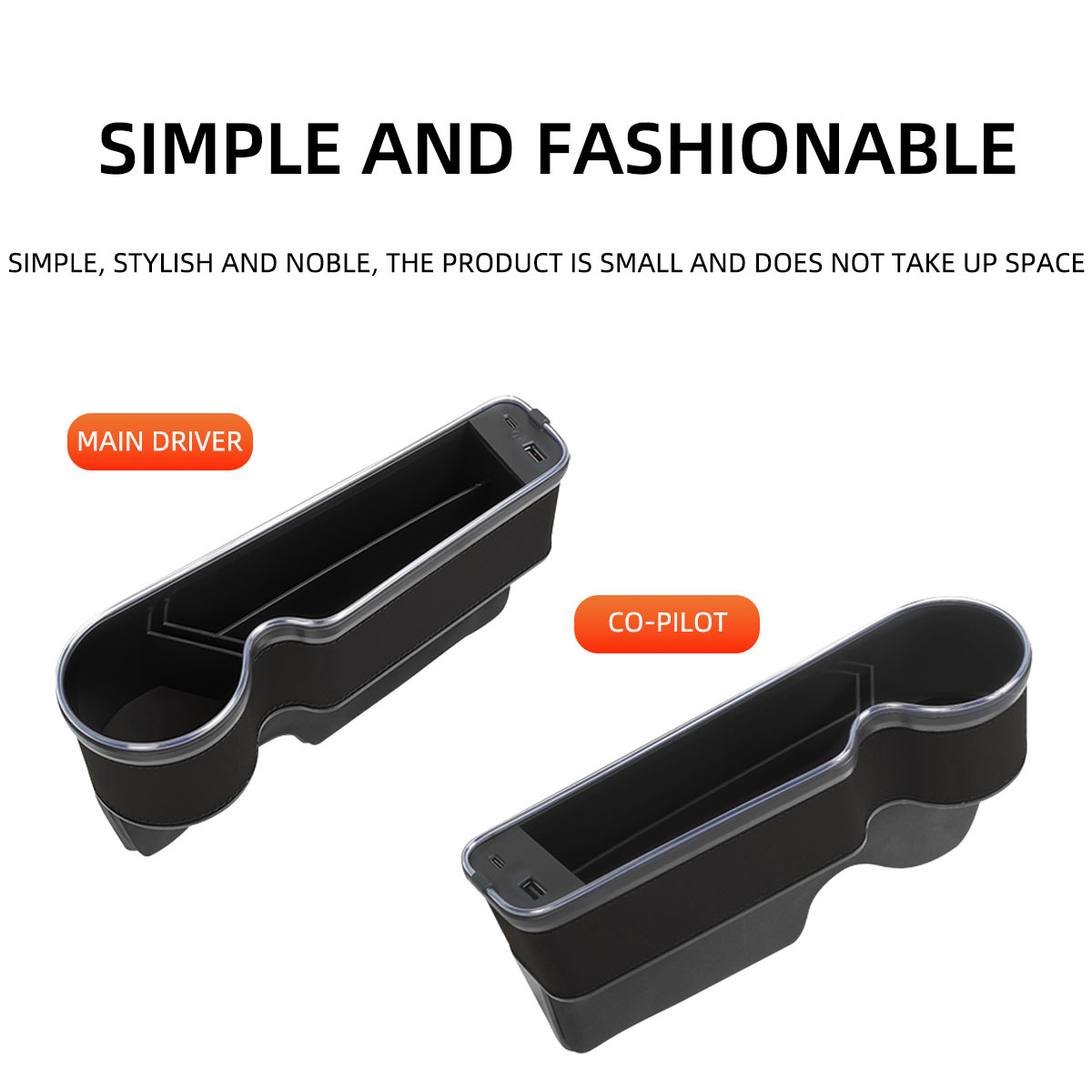 Car Seat Gap Filler Cup Holder - đánh giá và giá Seat Gap Filler Organizer With Usb Charger