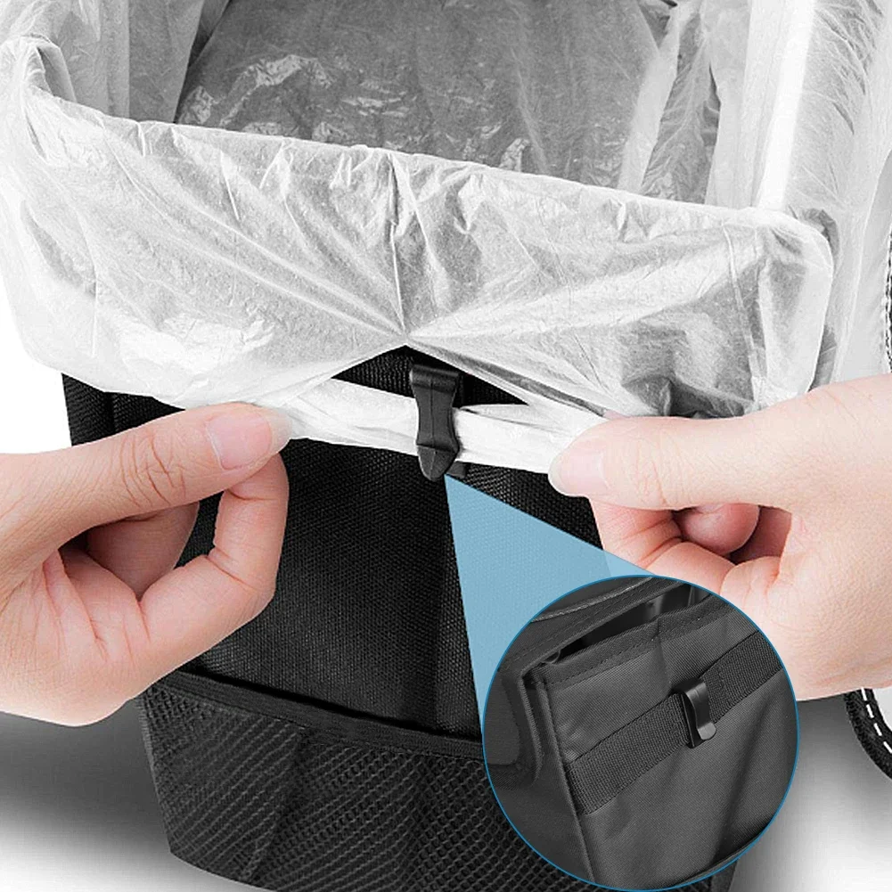 Portable Waterproof Car Trash  - đánh giá và giá Waterproof Car Trash Can With Lid