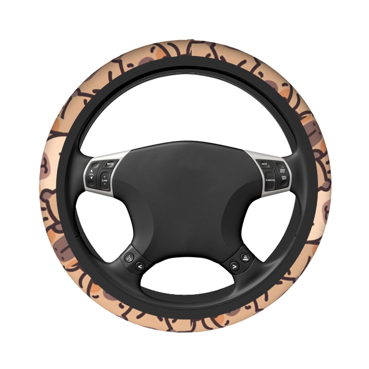 Kawaii Anime Capybara Car Stee - đánh giá và giá Car Steering Wheel Cover Anti Slip Breathable