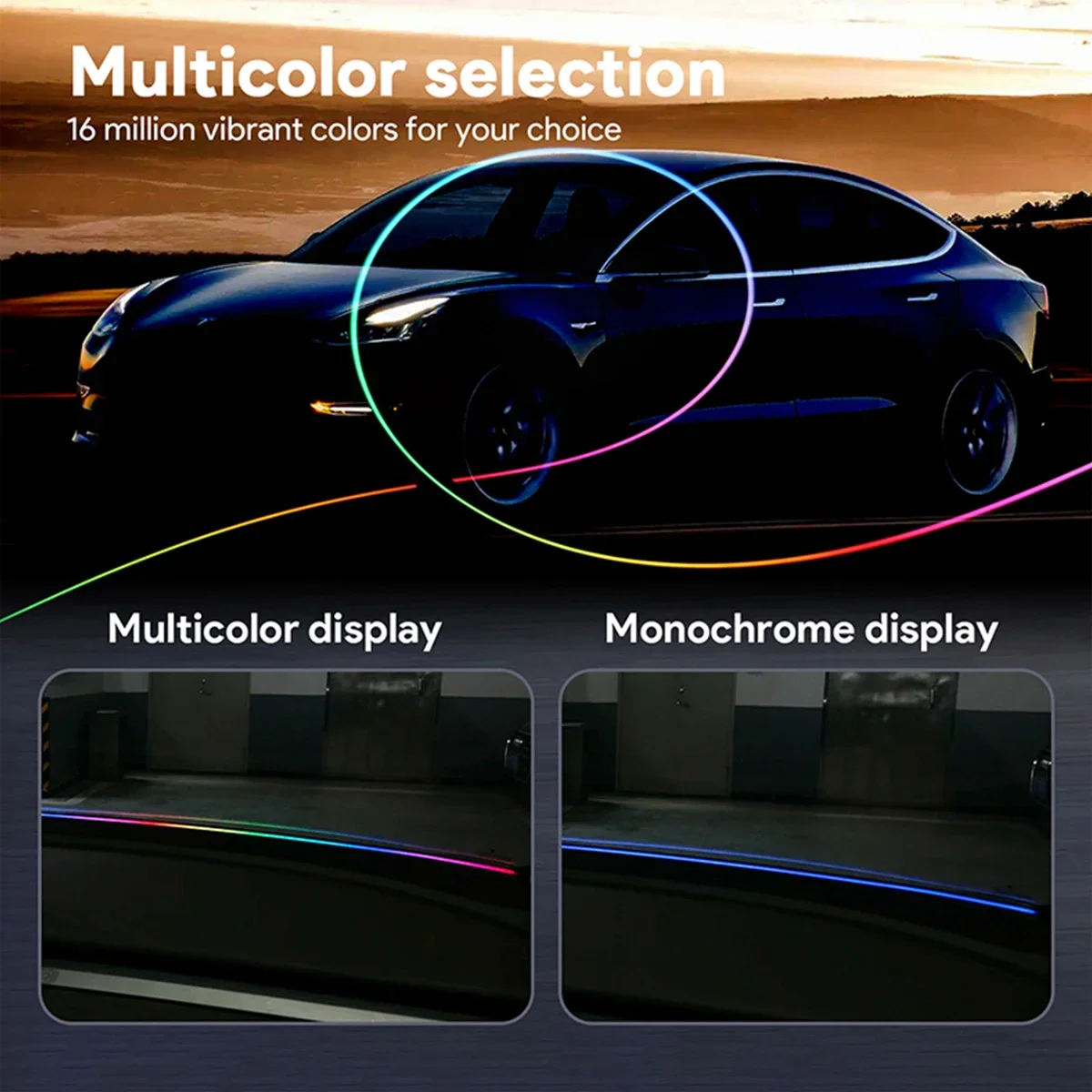 140/150CM LED Car Ambient Ligh - đánh giá và giá Led Ambient Interior Car Lights App Control