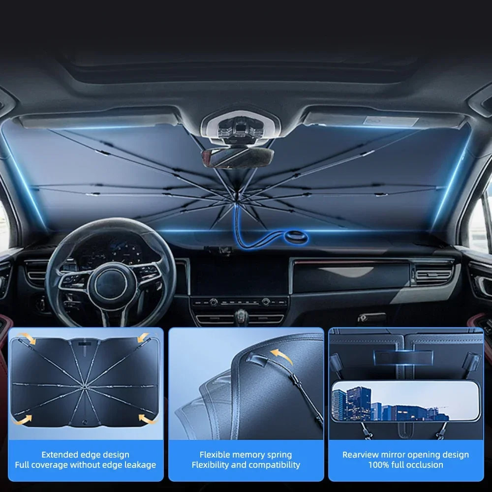 Car Windshield Sunshade Foldab - đánh giá và giá Car Sunshade Windshield Umbrella Foldable