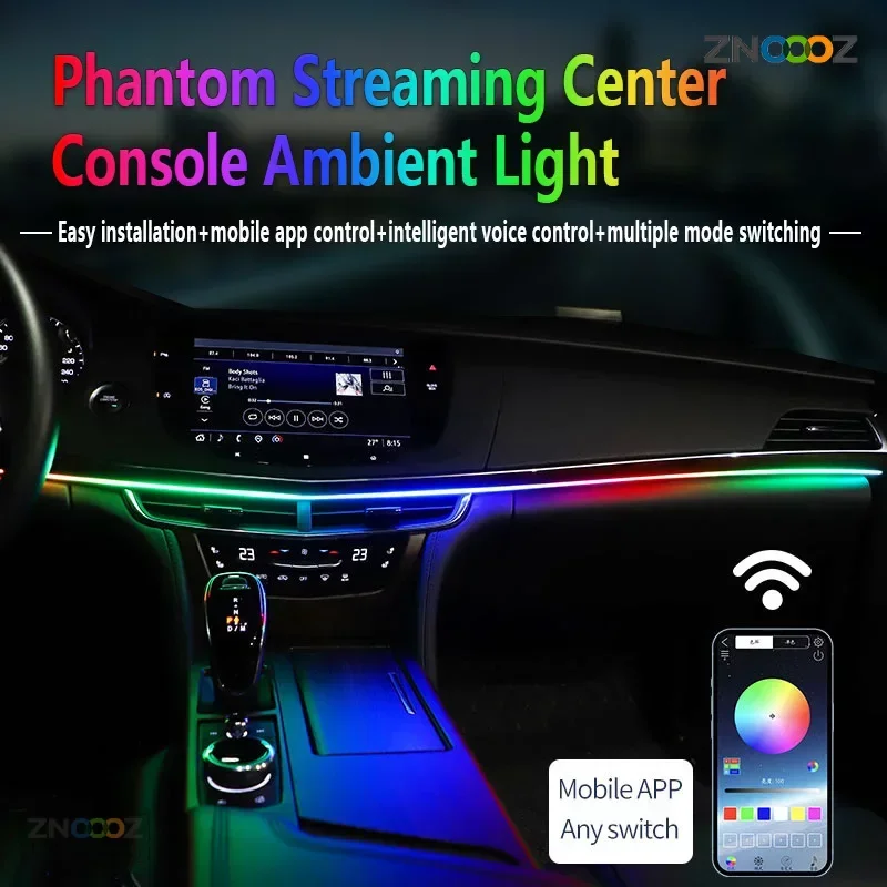 ZNOOOZ 140cm Car Ambient Light - đánh giá và giá Led Ambient Interior Car Lights App Control