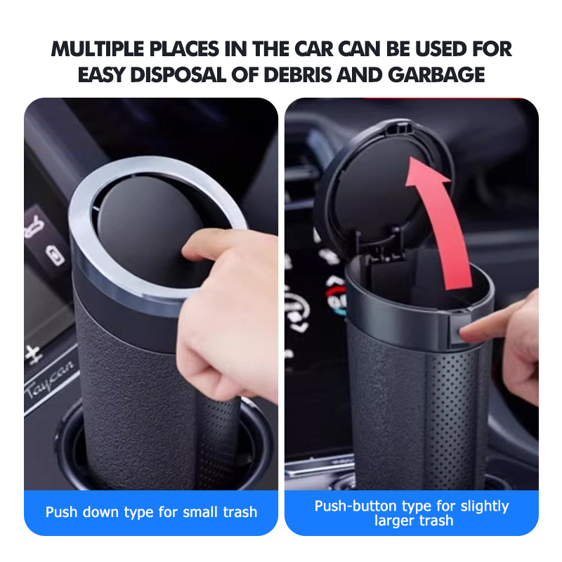 Car Trash Can Durable Waterpro - đánh giá và giá Waterproof Car Trash Can With Lid