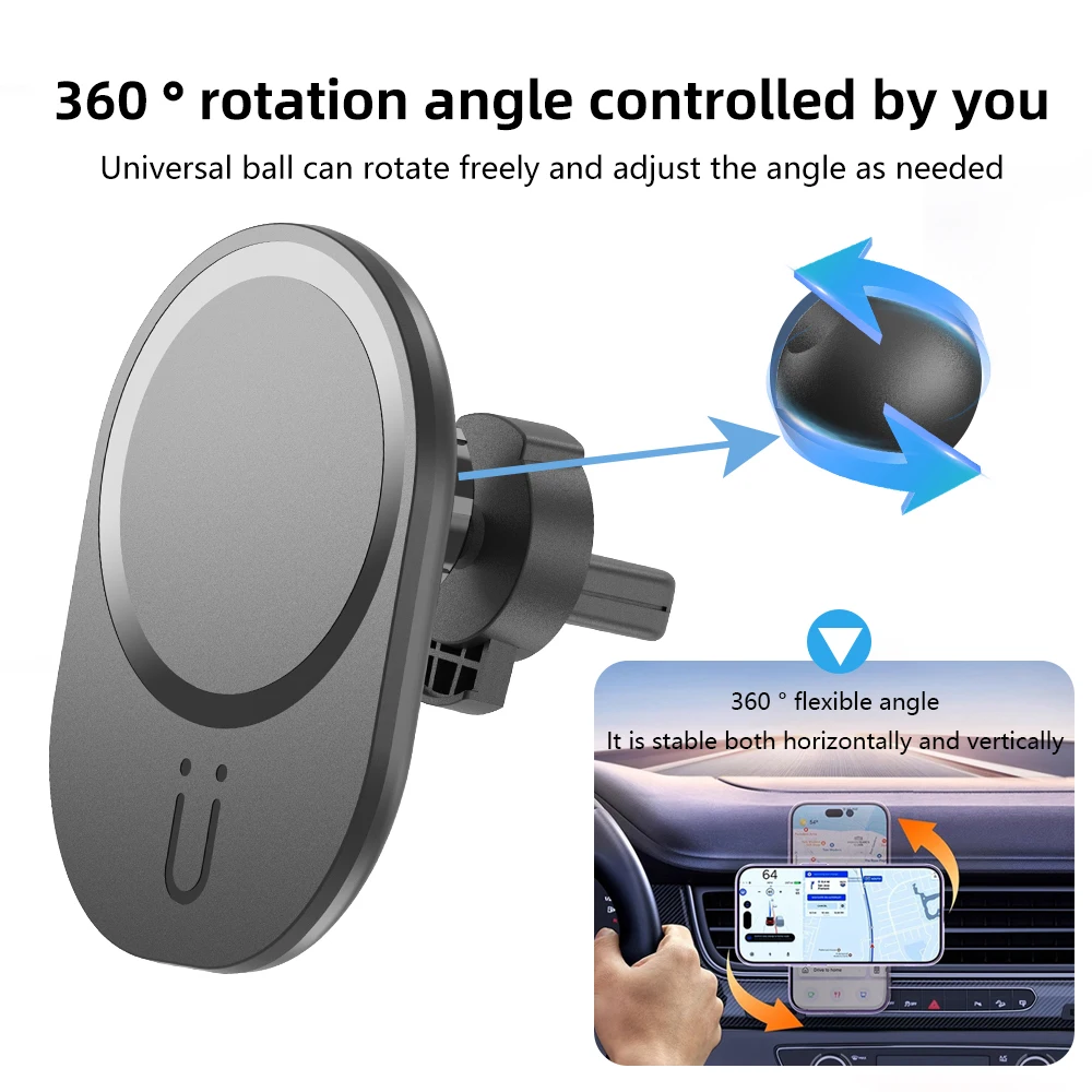 Mini Magnetic Wireless Car Cha - đánh giá và giá Magnetic Phone Holder For Car Vent