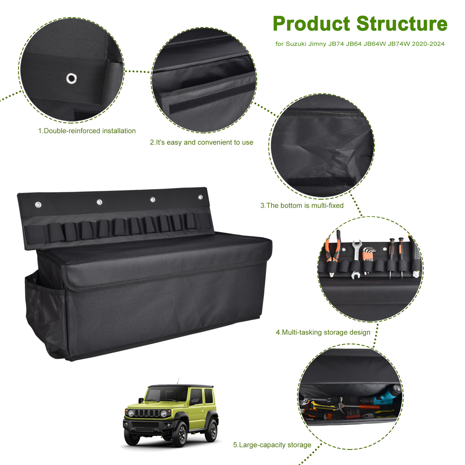 Car Foldable Storage Bag Rear  - đánh giá và giá Car Trunk Organizer Foldable Storage Box