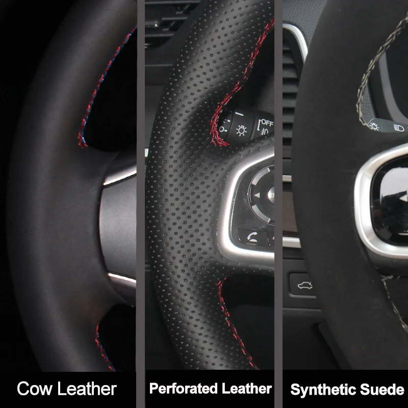 For Hyundai Elantra 4 2016-201 - đánh giá và giá Car Steering Wheel Cover Anti Slip Breathable