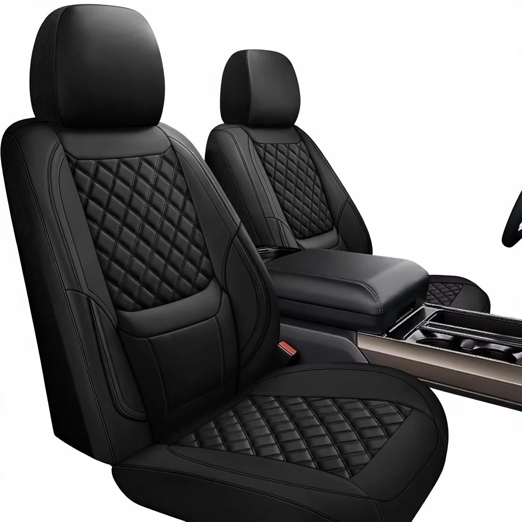 Wholesale Universal Faux Leath - đánh giá và giá Leather Car Seat Covers Full Set Universal