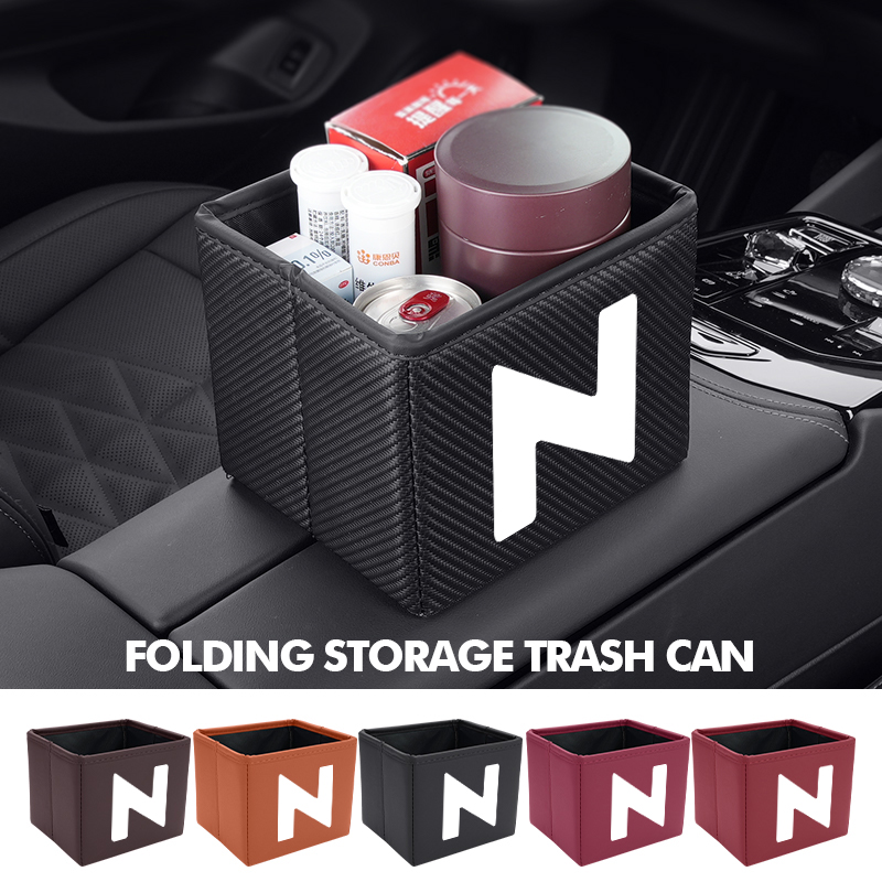 Car Trash Can Foldable Garbage - đánh giá và giá Waterproof Car Trash Can With Lid
