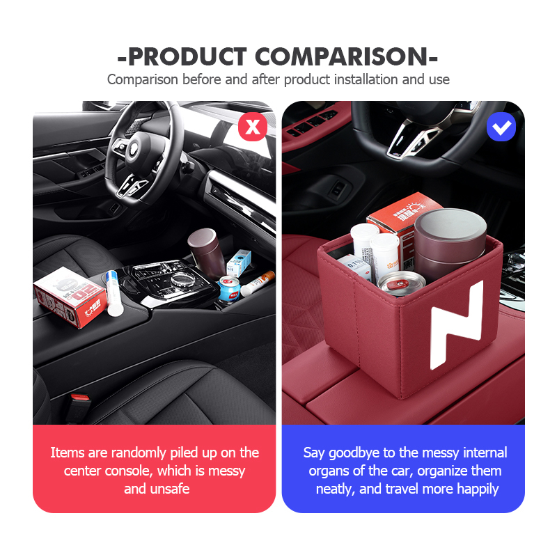 Car Trash Can Foldable Garbage - đánh giá và giá Waterproof Car Trash Can With Lid