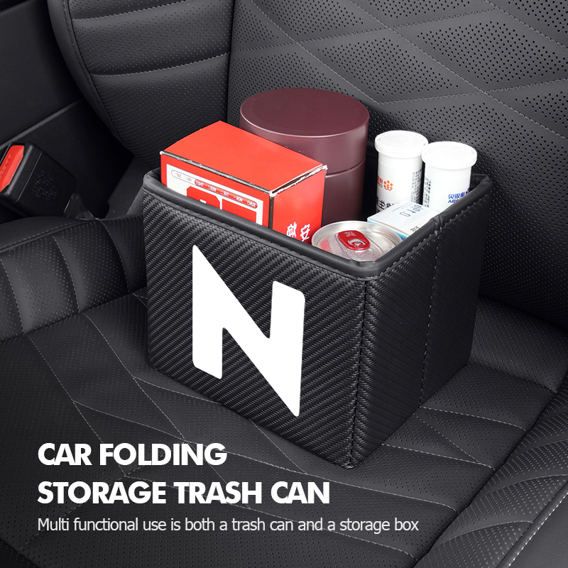 Car Trash Can Foldable Garbage - đánh giá và giá Waterproof Car Trash Can With Lid