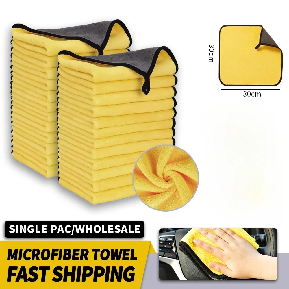 Wholesale Double Sides Car Mic - đánh giá và giá Microfiber Car Drying Towel Super Absorbent