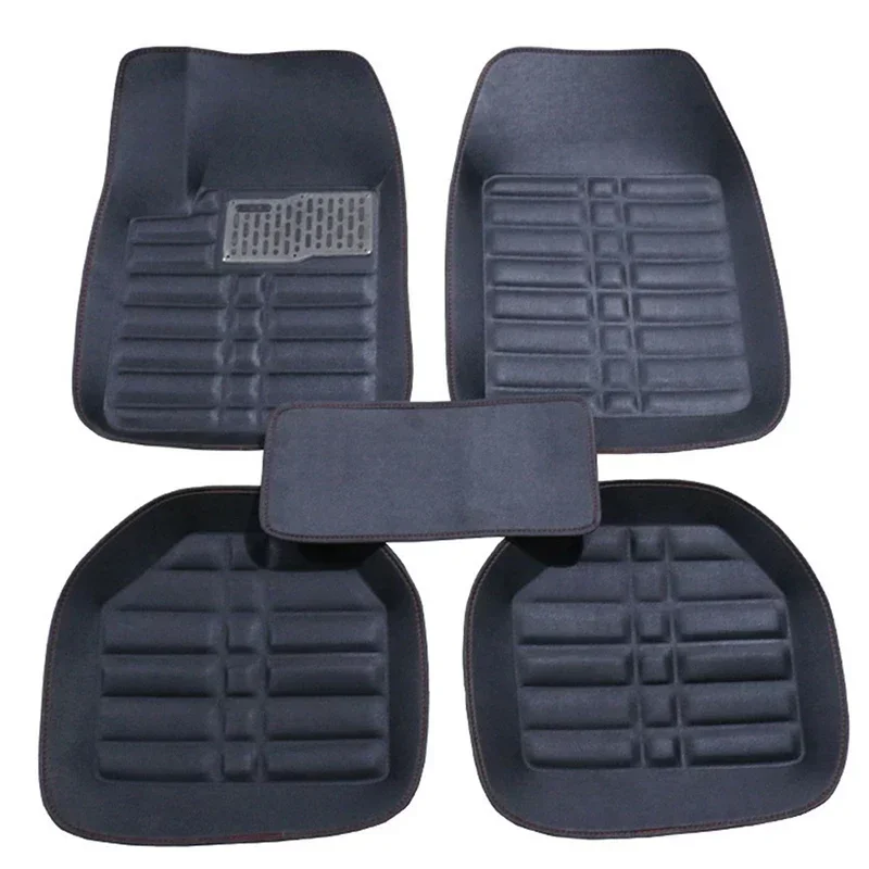 5pcs Premium Easy Clean Waterp - đánh giá và giá Car Floor Mats Universal Waterproof Leather