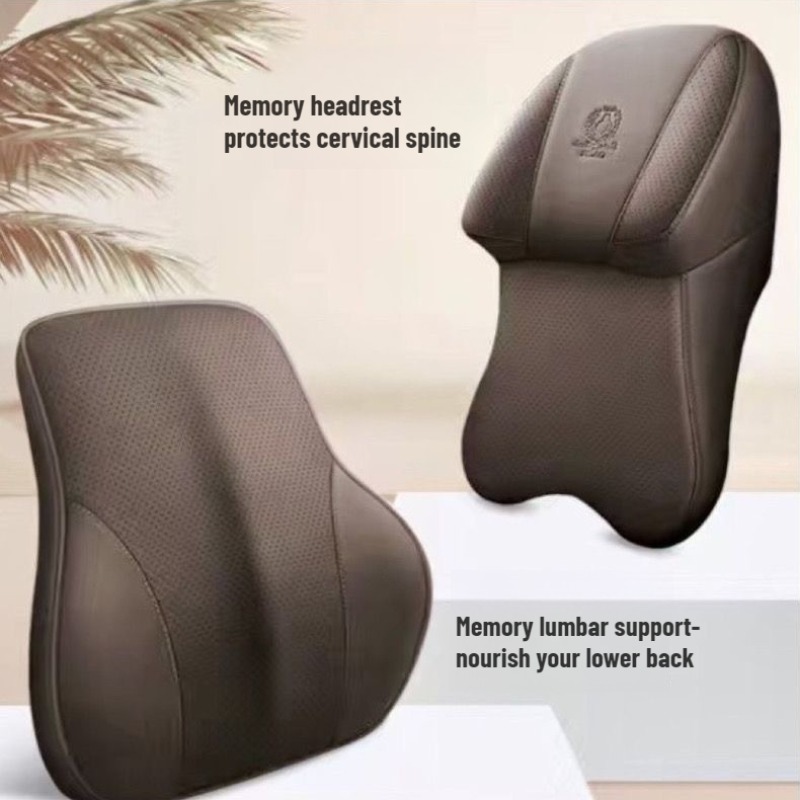 New Universal Minimalist All S - đánh giá và giá Memory Foam Car Neck Pillow Lumbar Support