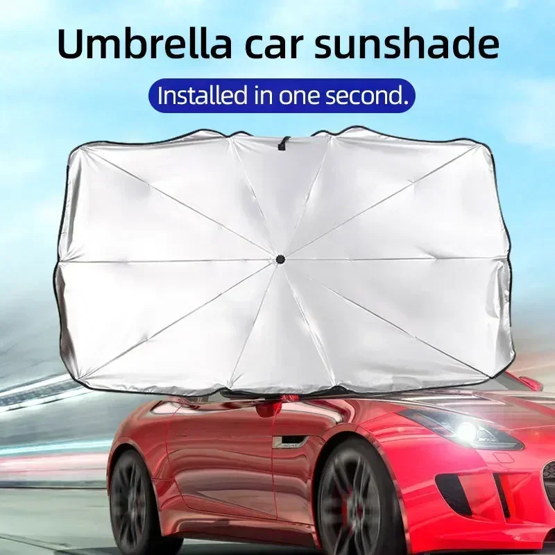 Foldable Car Windshield Sunsha - đánh giá và giá Car Sunshade Windshield Umbrella Foldable