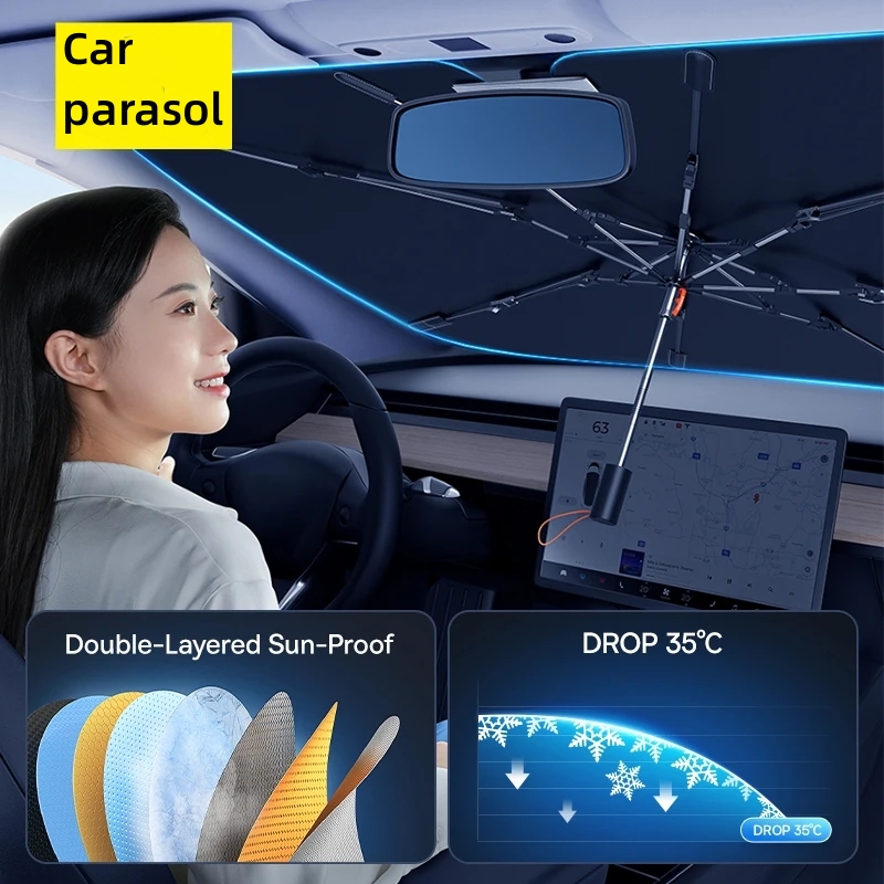 Car Sunshade Windshield Umbrel - đánh giá và giá Car Sunshade Windshield Umbrella Foldable