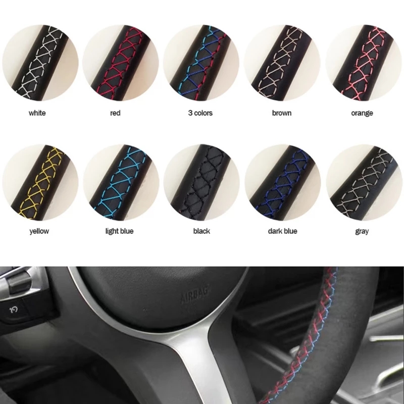 Tùy Chỉnh Xe Lái Bao Gồm Bánh  - đánh giá và giá Car Steering Wheel Cover Anti Slip Breathable