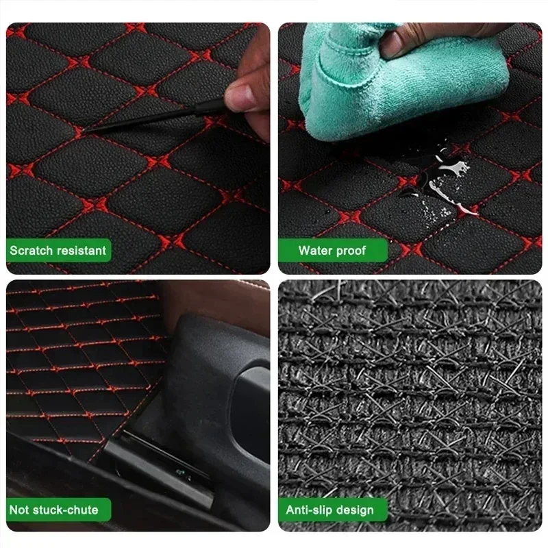 Car Floor Mats 4PCS Universal  - đánh giá và giá Car Floor Mats Universal Waterproof Leather