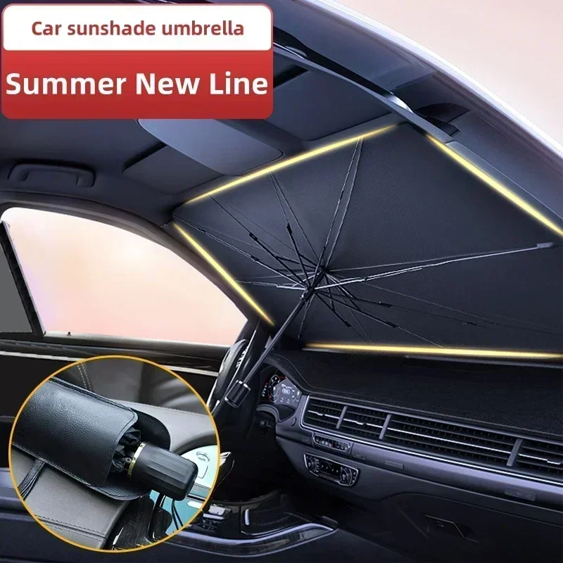 Multi Purpose Convenient Folda - đánh giá và giá Car Sunshade Windshield Umbrella Foldable