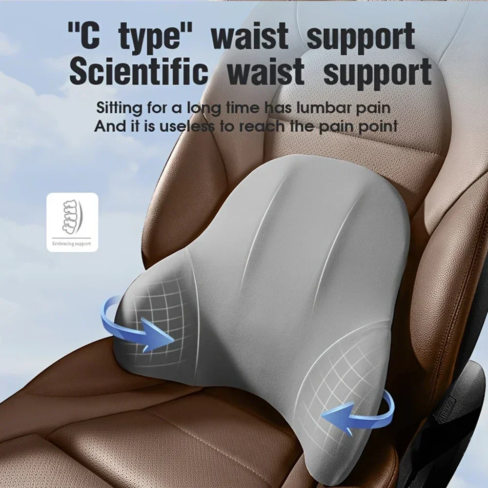 New Memory Foam Car Neck Pillo - đánh giá và giá Memory Foam Car Neck Pillow Lumbar Support