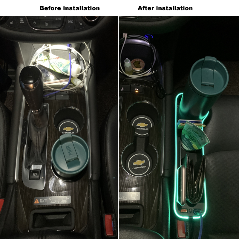 LED Car Seat Crevice Storage B - đánh giá và giá Seat Gap Filler Organizer With Usb Charger