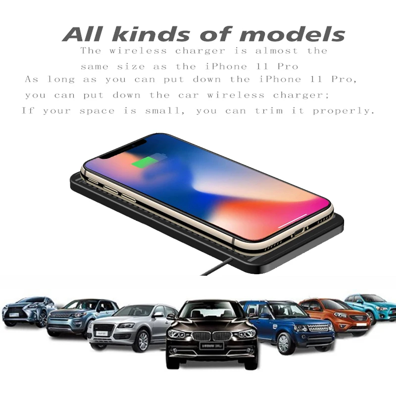 15W Wireless Car Charger Pad N - đánh giá và giá Wireless Car Charger Mount Fast Charging