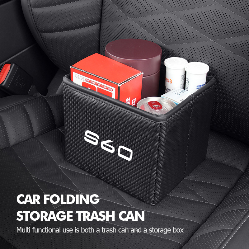 Car Trash Can Foldable Garbage - đánh giá và giá Waterproof Car Trash Can With Lid