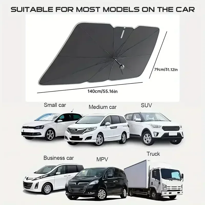 Car Foldable Front Windshield  - đánh giá và giá Car Sunshade Windshield Umbrella Foldable