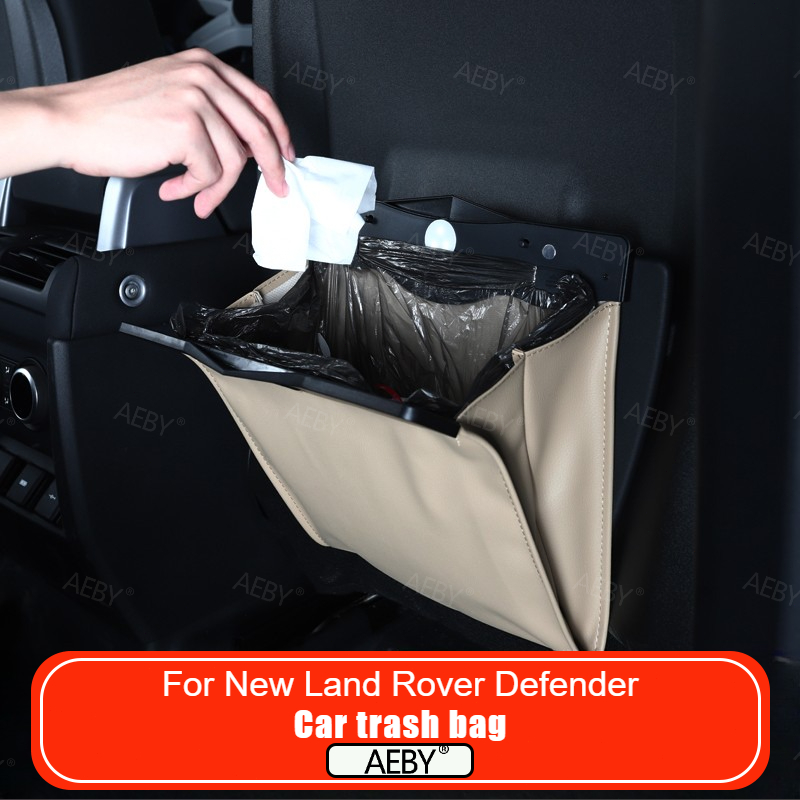 For New Land Rover Defender 90 - đánh giá và giá Waterproof Car Trash Can With Lid