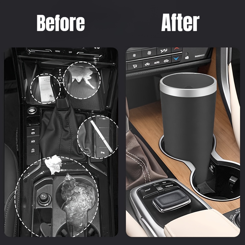 Compact Leakproof Mini Car Tra - đánh giá và giá Waterproof Car Trash Can With Lid