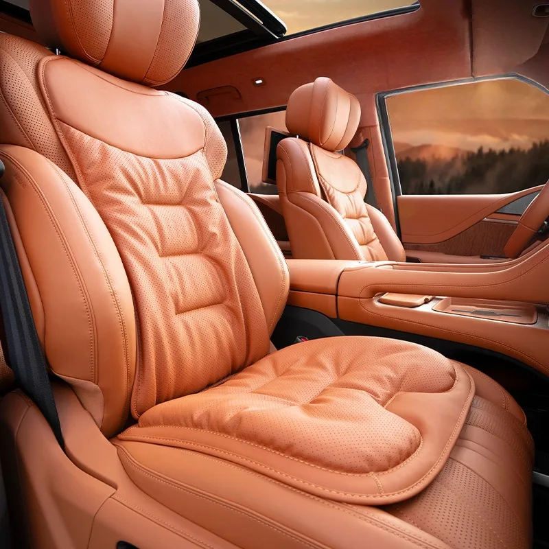 Universal Nappa Leather Soft C - đánh giá và giá Leather Car Seat Covers Full Set Universal