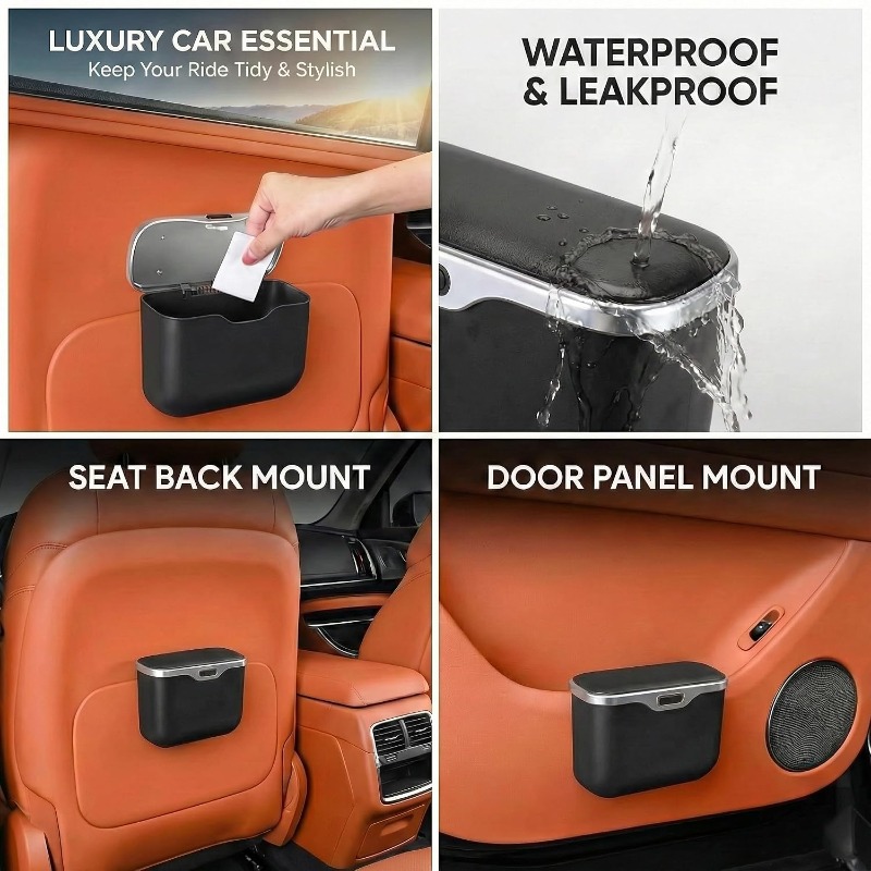Car Trash Can with Lid  Leakpr - đánh giá và giá Waterproof Car Trash Can With Lid