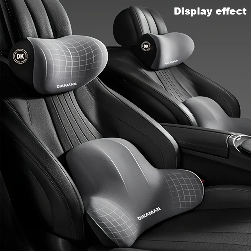 Memory Foam Headrest Lumbar Su - đánh giá và giá Memory Foam Car Neck Pillow Lumbar Support