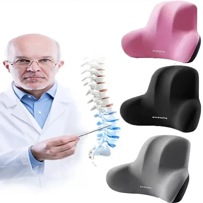 Memory Foam Headrest Lumbar Su - đánh giá và giá Memory Foam Car Neck Pillow Lumbar Support