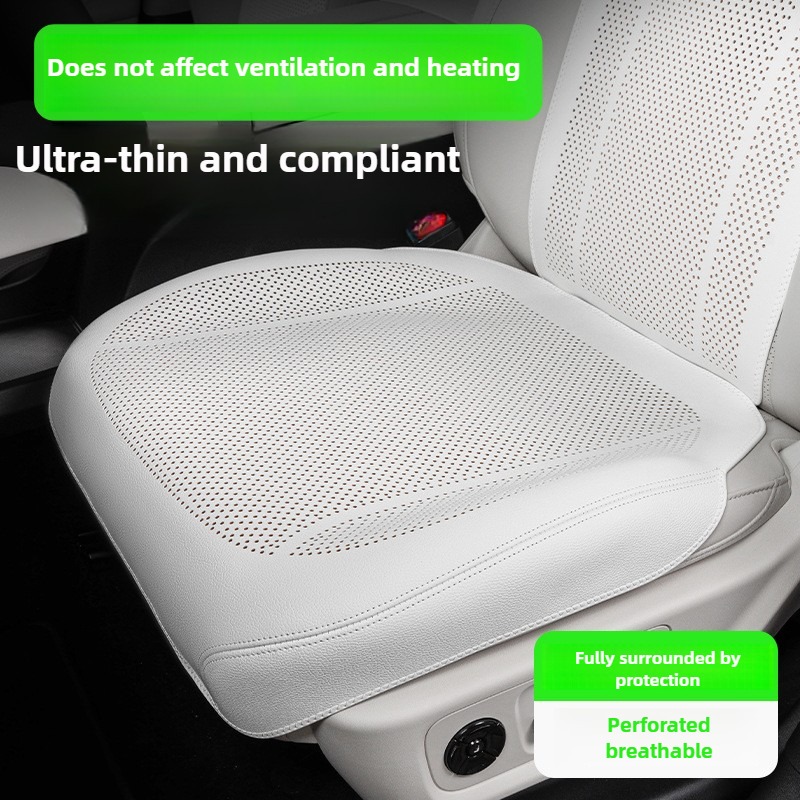 Breathable Nappa Leather Car S - đánh giá và giá Leather Car Seat Covers Full Set Universal