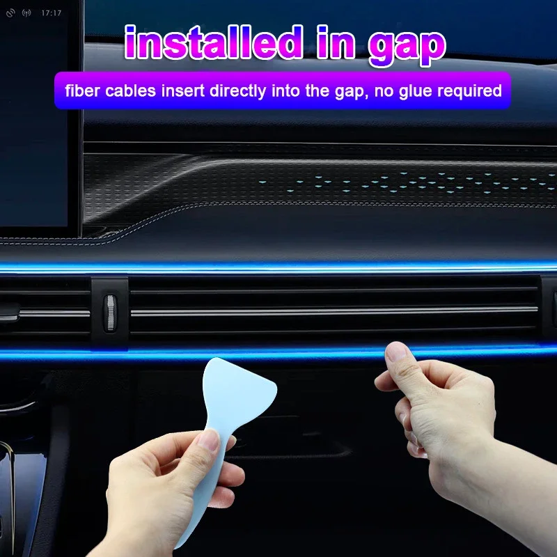 Car Interior Atmosphere Light  - đánh giá và giá Led Ambient Interior Car Lights App Control