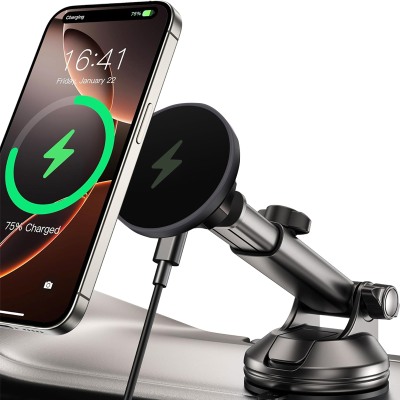 UYUXIO 15W Fast Charging Winds - đánh giá và giá Wireless Car Charger Mount Fast Charging